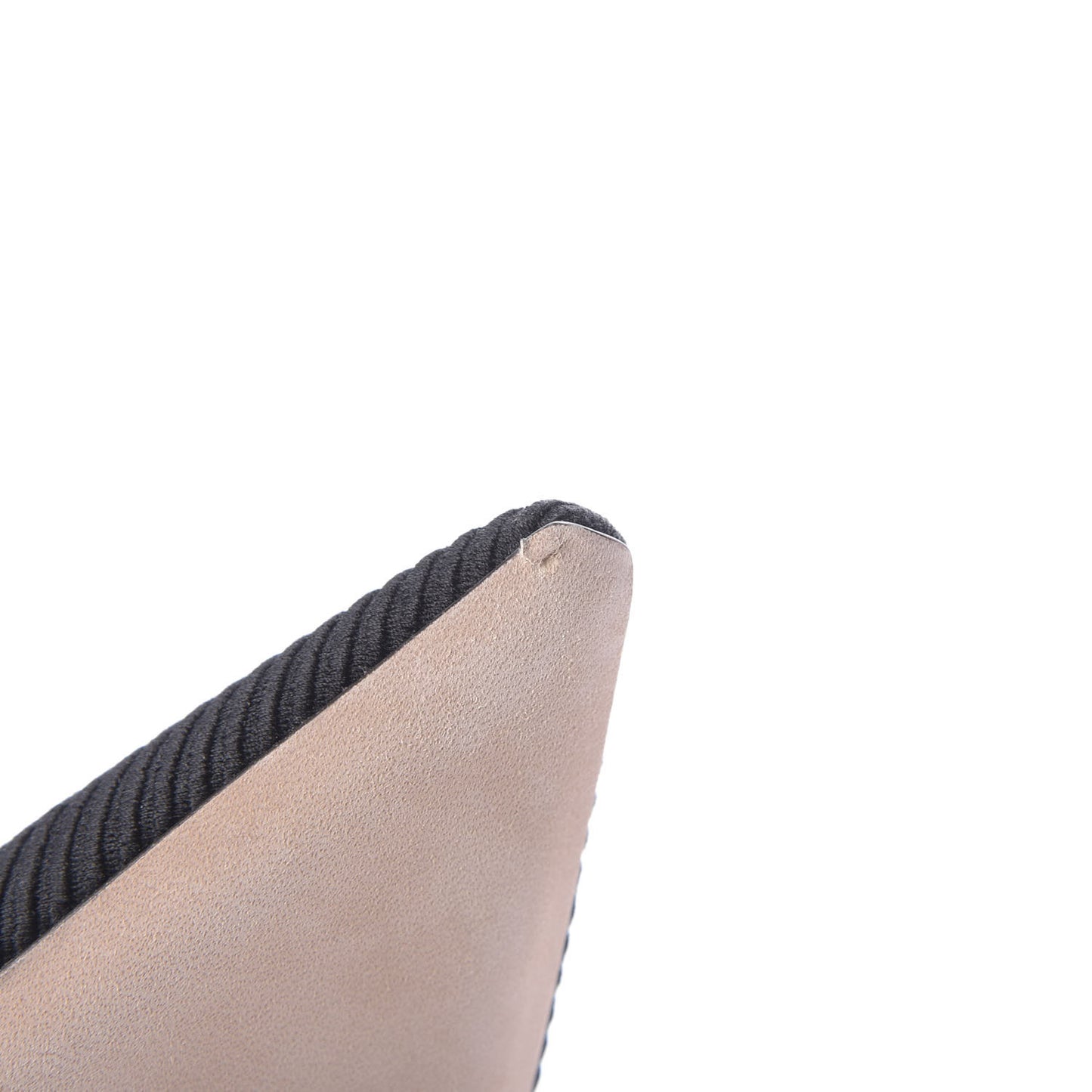 Fabric Ribbon Embroidered J'Adior Ballet Flats 39.5 Black