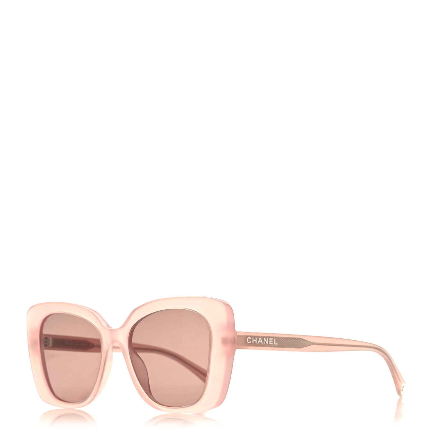 Chanel Acetate Rectangle Sunglasses 5504 Light Pink 1 of 6