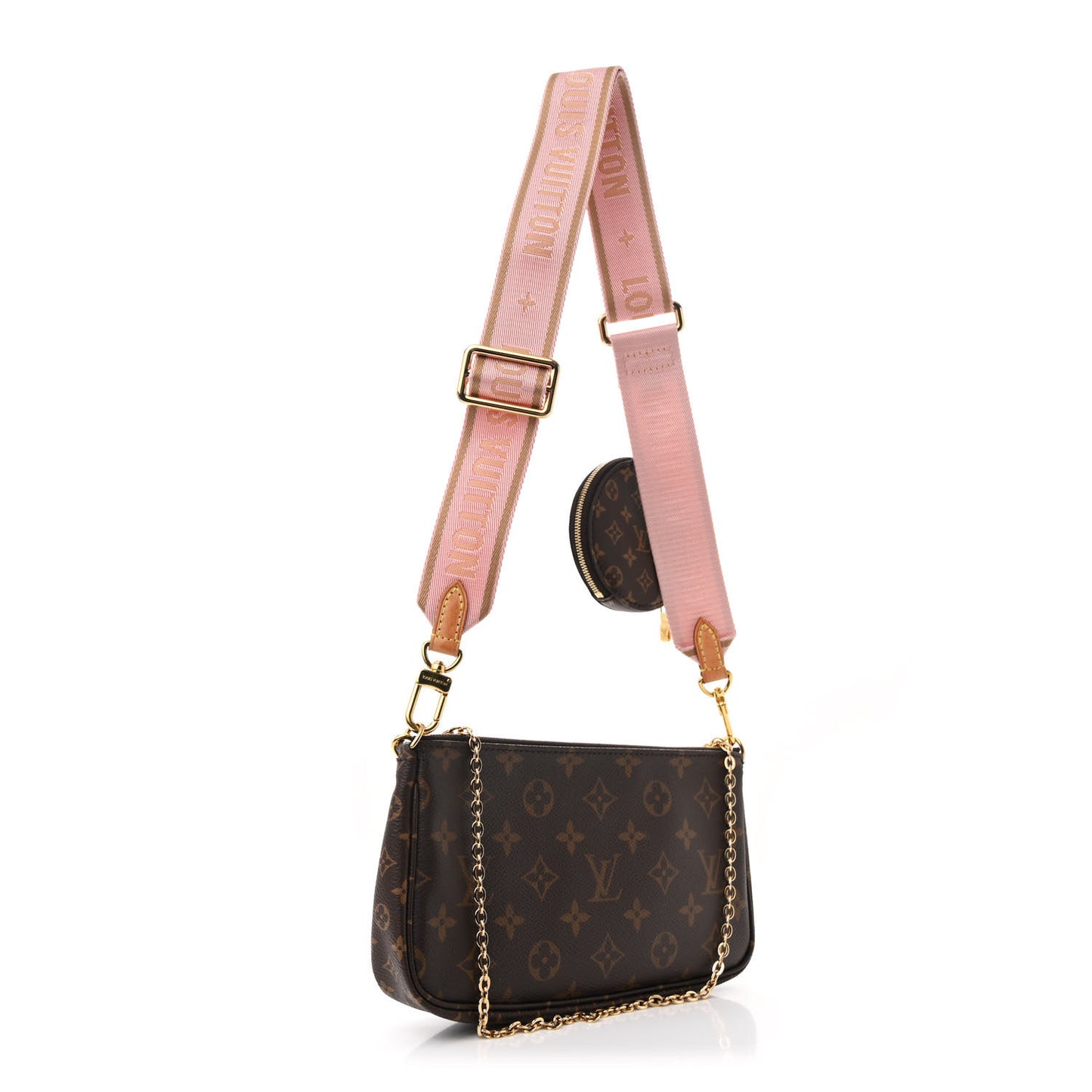 Monogram Multi Pochette Accessories Rose Clair