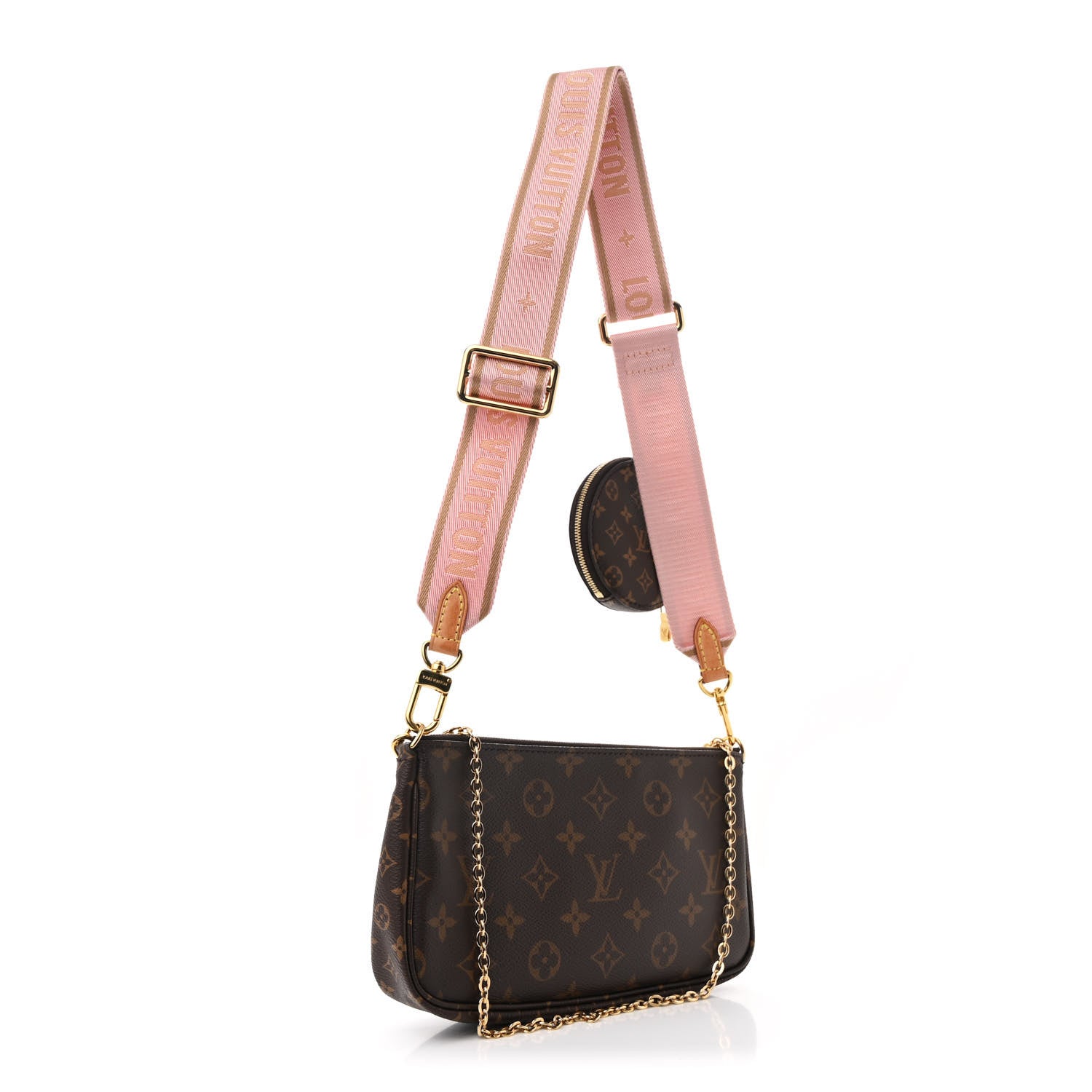 Louis Vuitton Monogram Multi Pochette Accessories Rose Clair 3 of 12