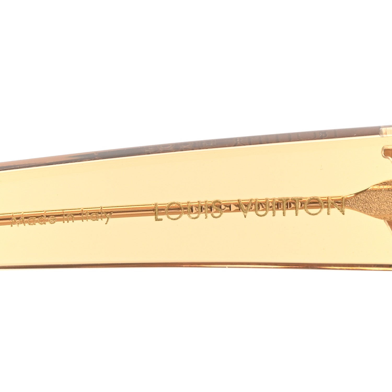 Louis Vuitton Acetate 1.1 Evidence Sunglasses Z1979W Transparent Gold 5 of 7