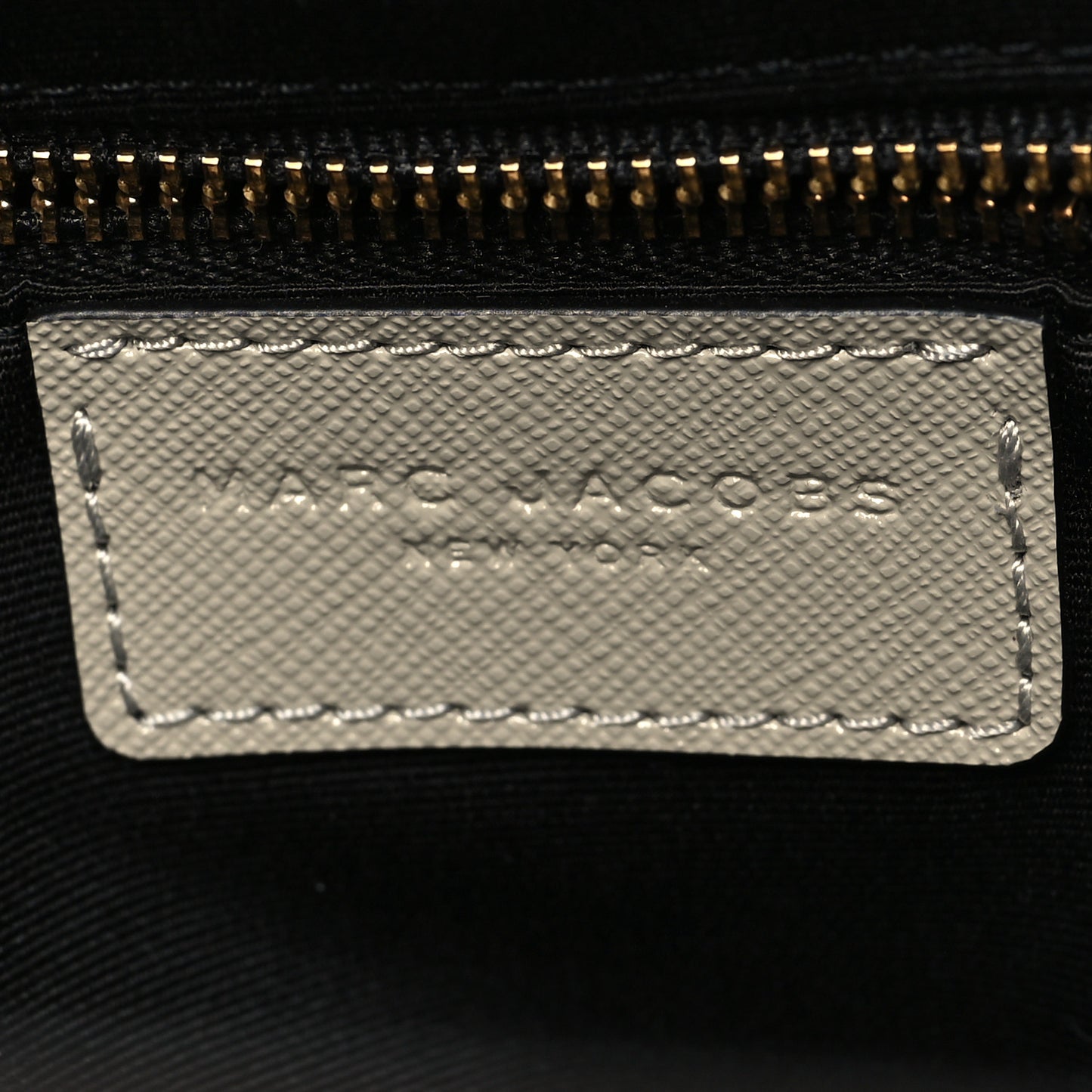Saffiano Mini Snapshot Backpack Beige Multicolor