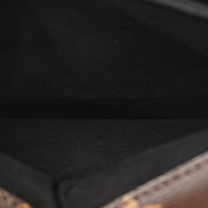 Louis Vuitton Epi Monogram Floral Pochette Metis Black White 7 of 12