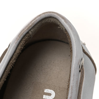 Miu Miu Vitello Deco Boat Loafers 37 White 11 of 13