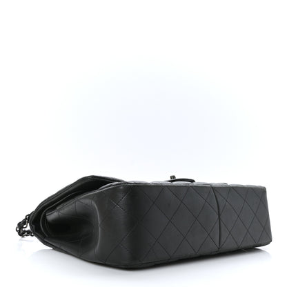 Chanel Lambskin Quilted Jumbo Double Flap So Black 4 of 11