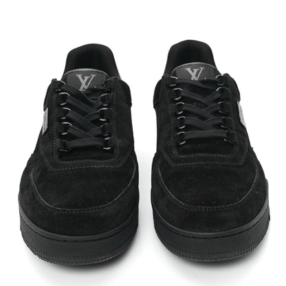 Louis Vuitton Suede Mens LV Trainer Sneakers 10 Black 3 of 10