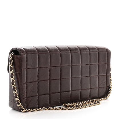 Chanel Lambskin East West Chocolate Bar Flap Brown 3 of 11