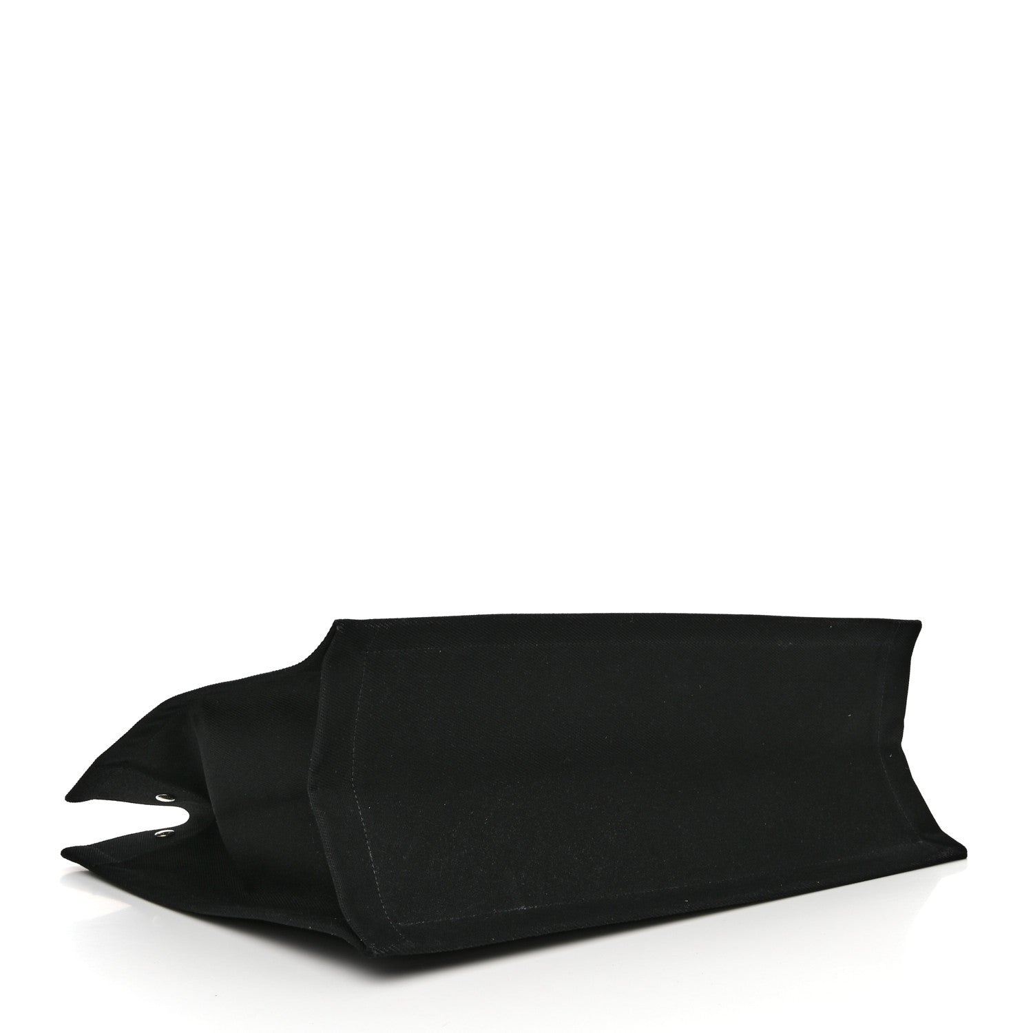Saint Laurent Linen Calfskin Rive Gauche Tote Black 4 of 9