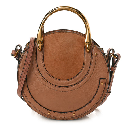 Chloe Shiny Goatskin Suede Small Pixie Bag Caramel 1 of 9