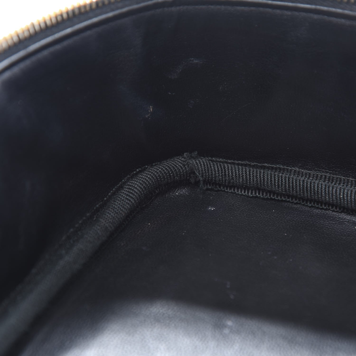 Chanel Caviar CC Vanity Cosmetic Case Black 10 of 13