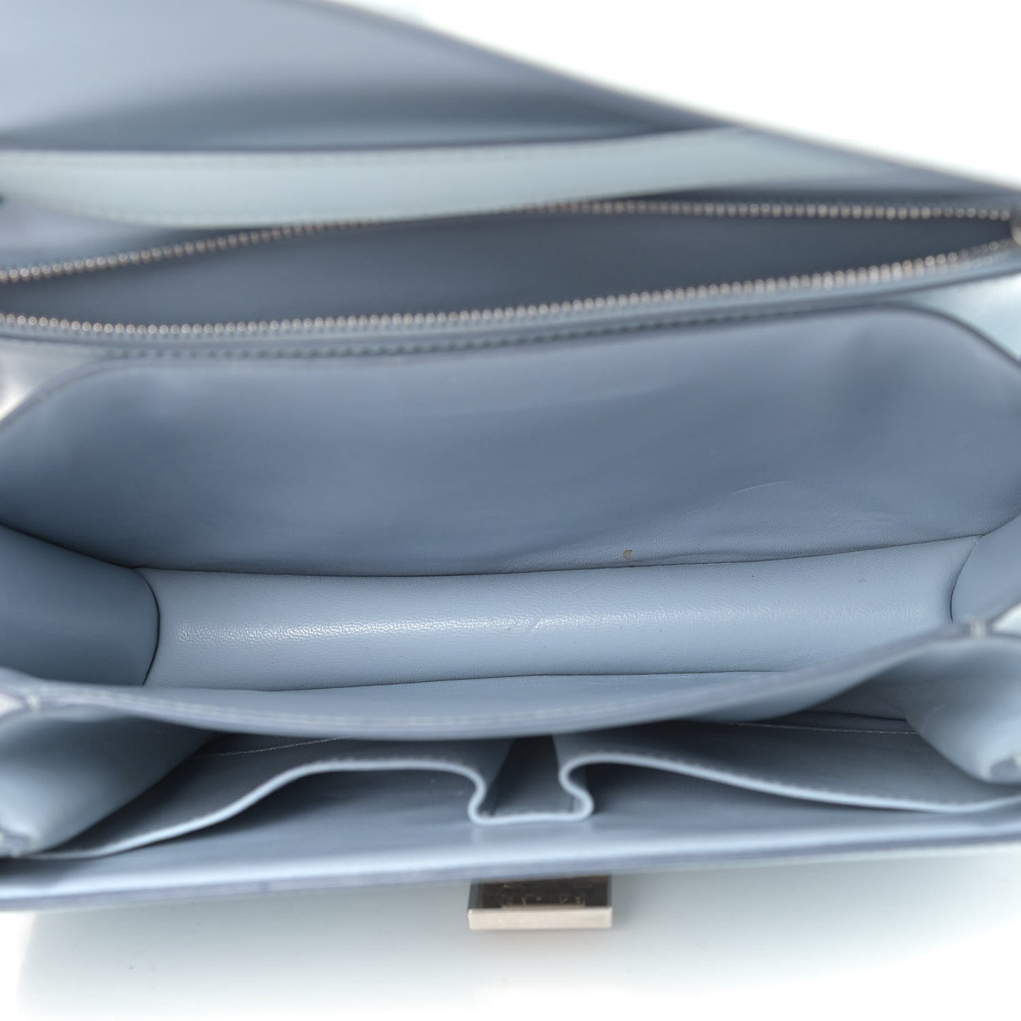 Smooth Calfskin Medium Classic Box Flap Bag Slate