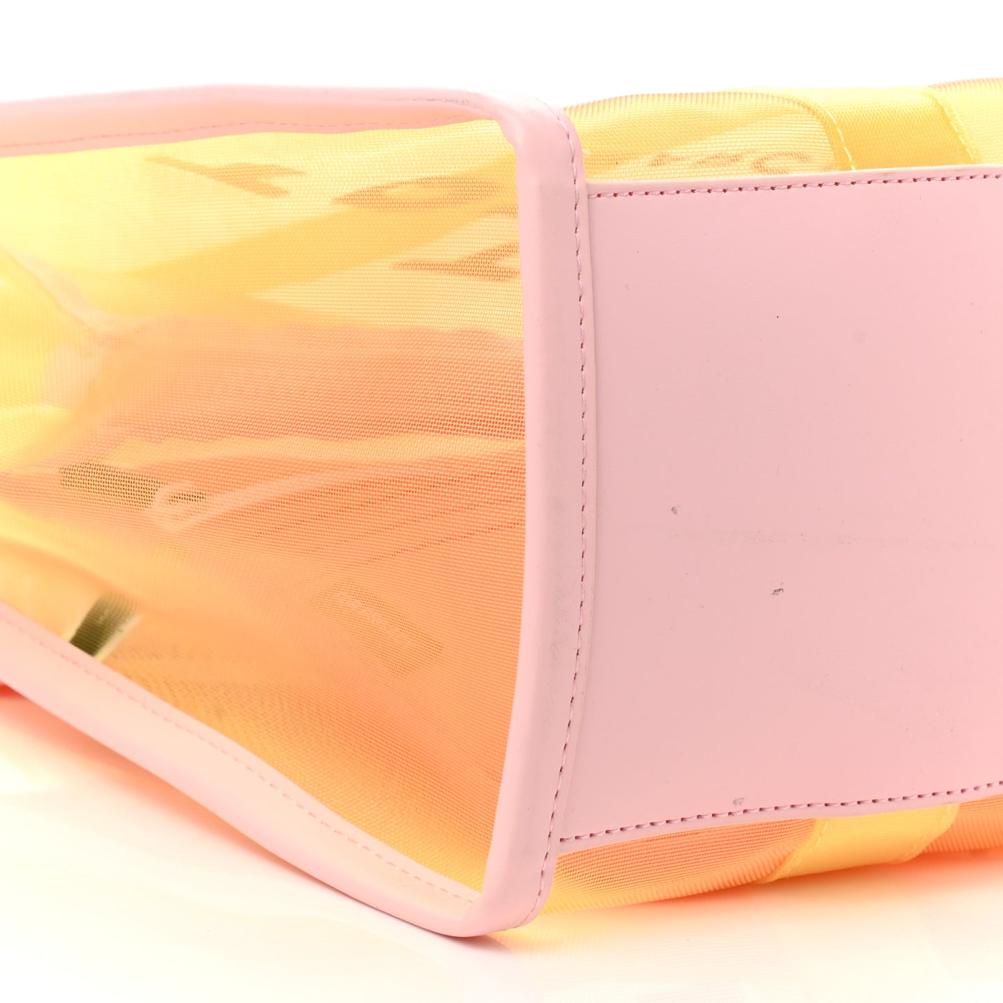 Nylon The Mesh Medium Tote Bag Yellow Multicolor