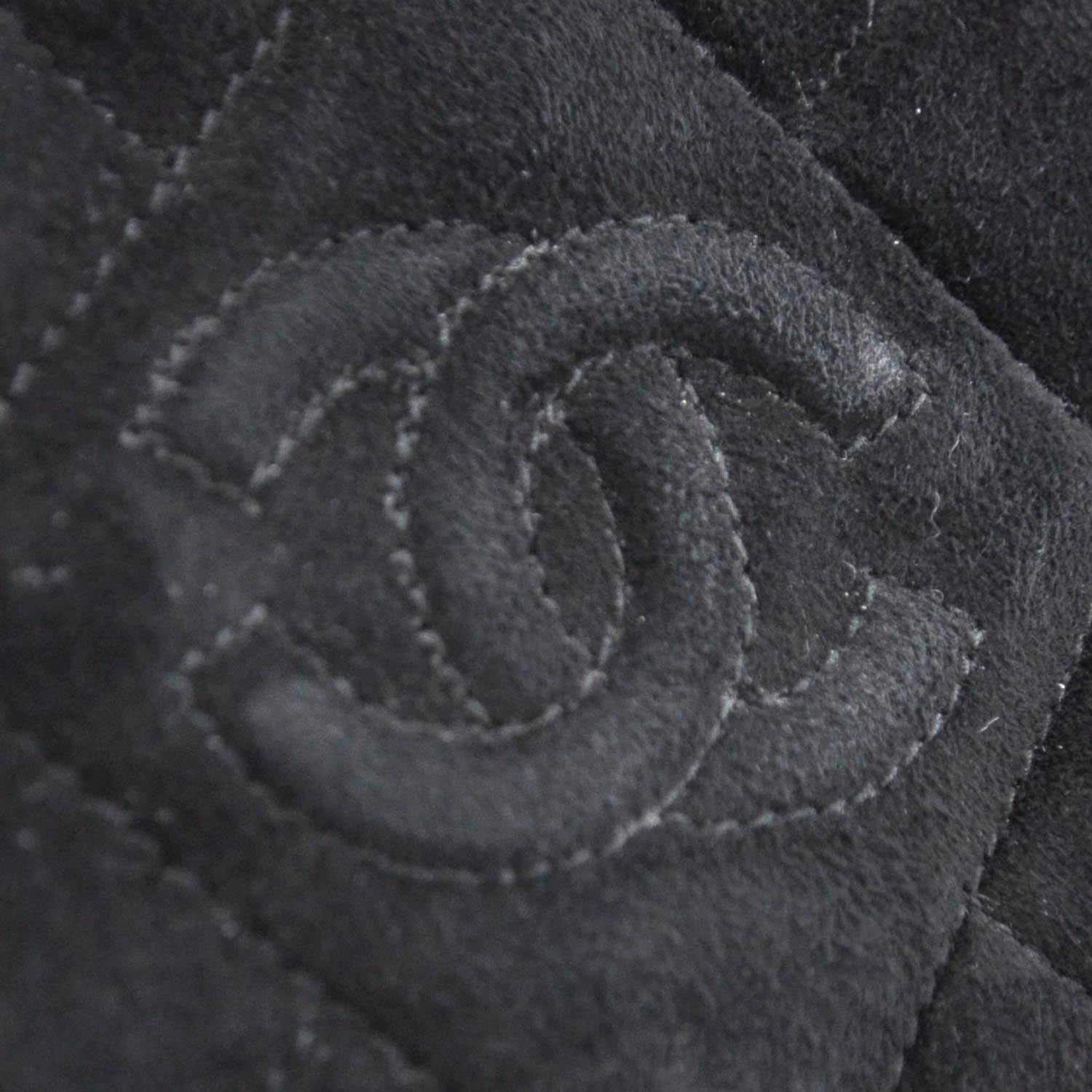 Chanel Suede Tassel Bag Black 5 of 8
