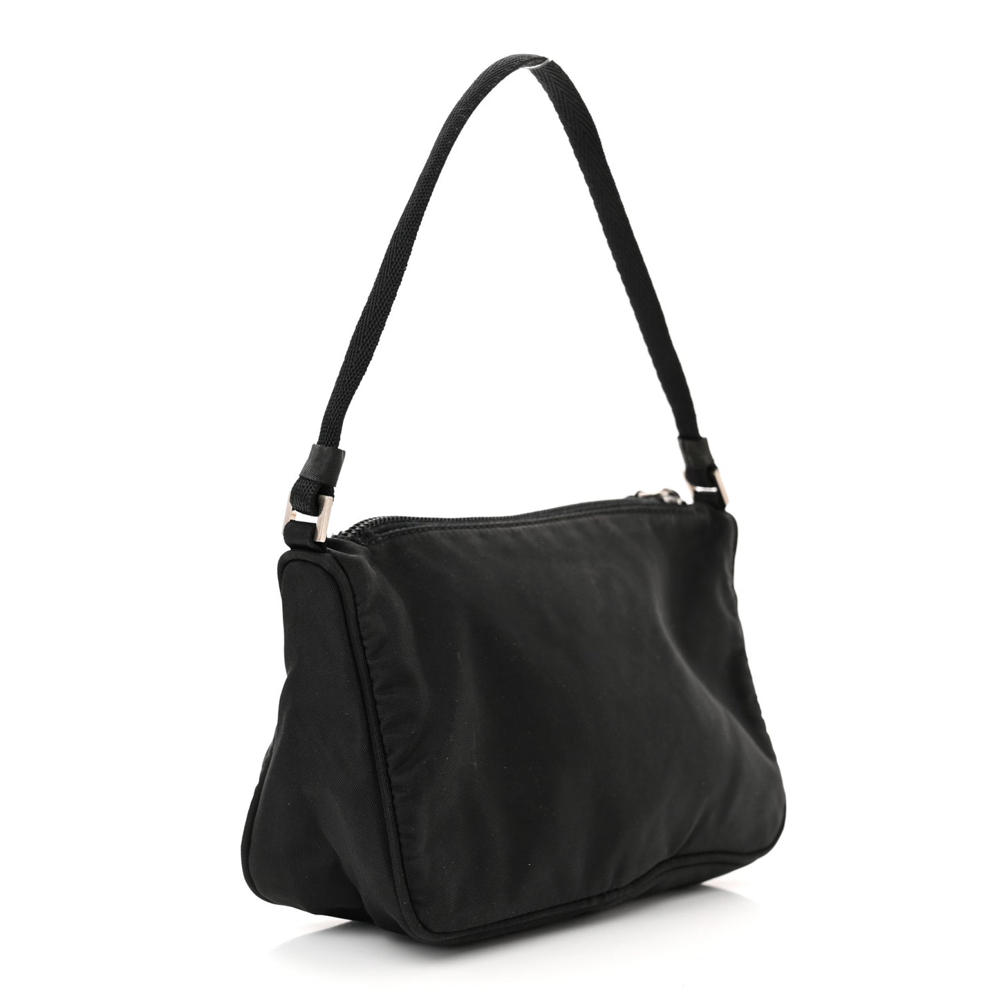 Tessuto Nylon Pochette Bag Black