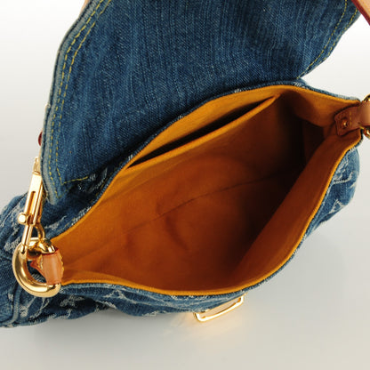 Louis Vuitton Monogram Denim Mini Pleaty Blue 7 of 7