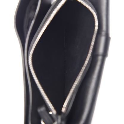 Saint Laurent Calfskin Monogram Tri Pocket Crossbody Bag Black 6 of 11