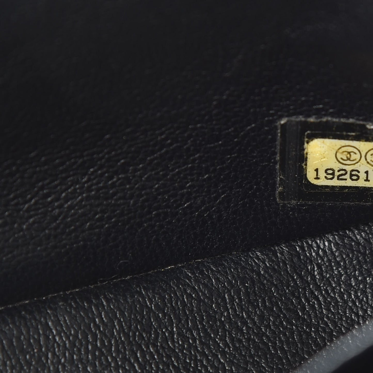 Patent Calfskin Quilted Mini Rectangular Flap Black