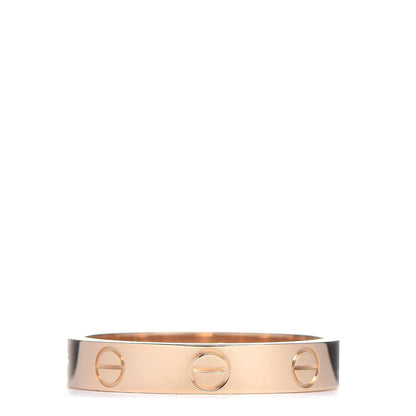 Cartier 18K Yellow Gold 3.5mm LOVE Wedding Band Ring 55 7.25 3 of 5