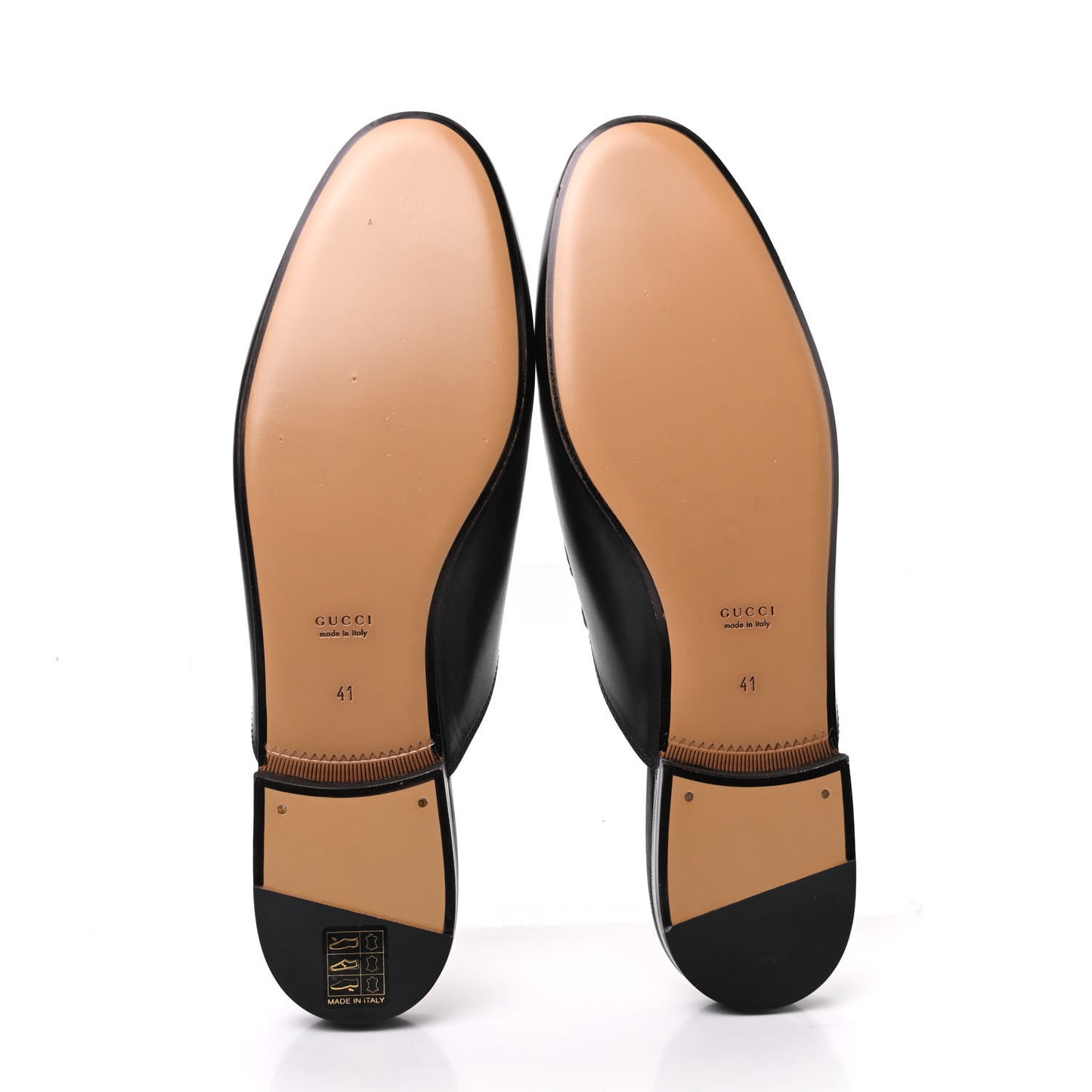 Calfskin Womens Princetown Slippers 41 Black