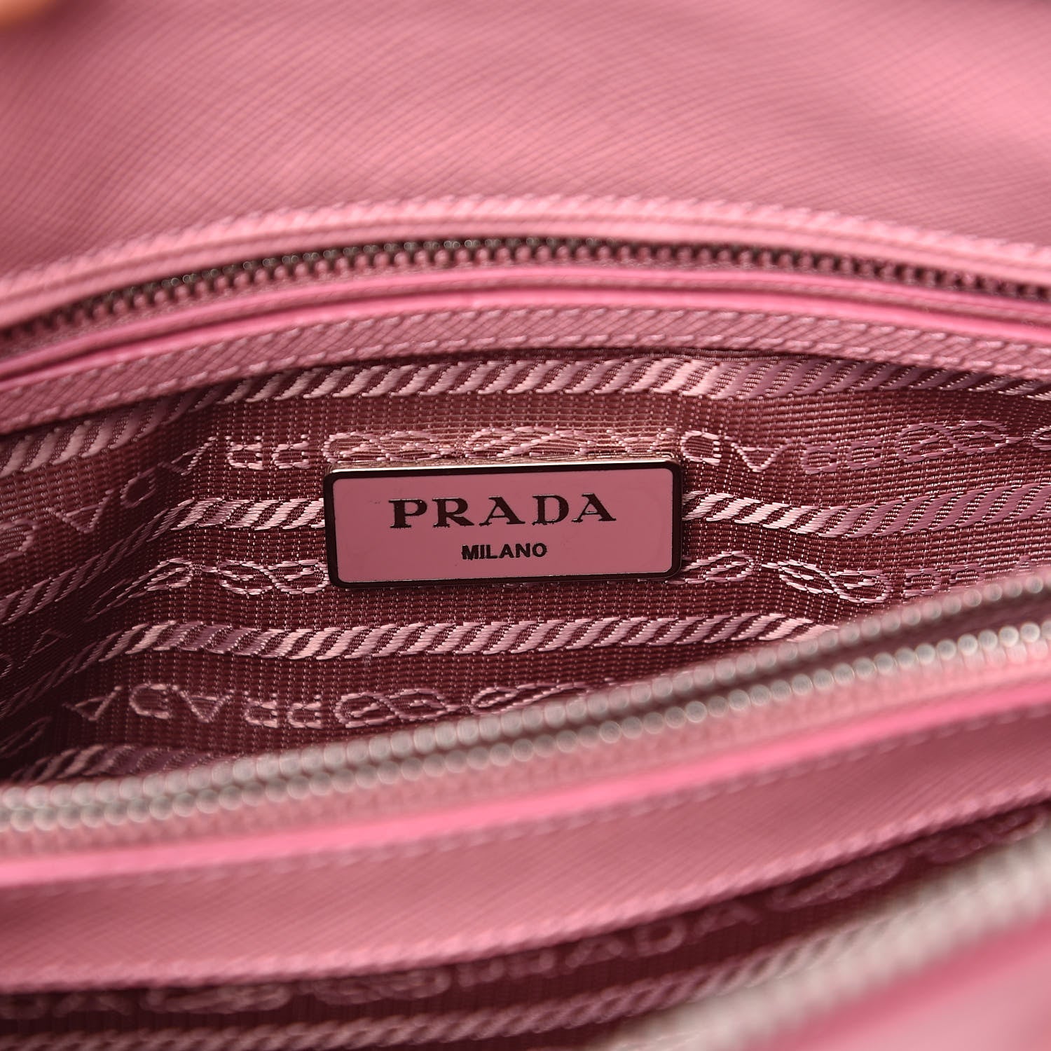 Prada Saffiano Lux Mini Promenade Tote Petalo 6 of 10