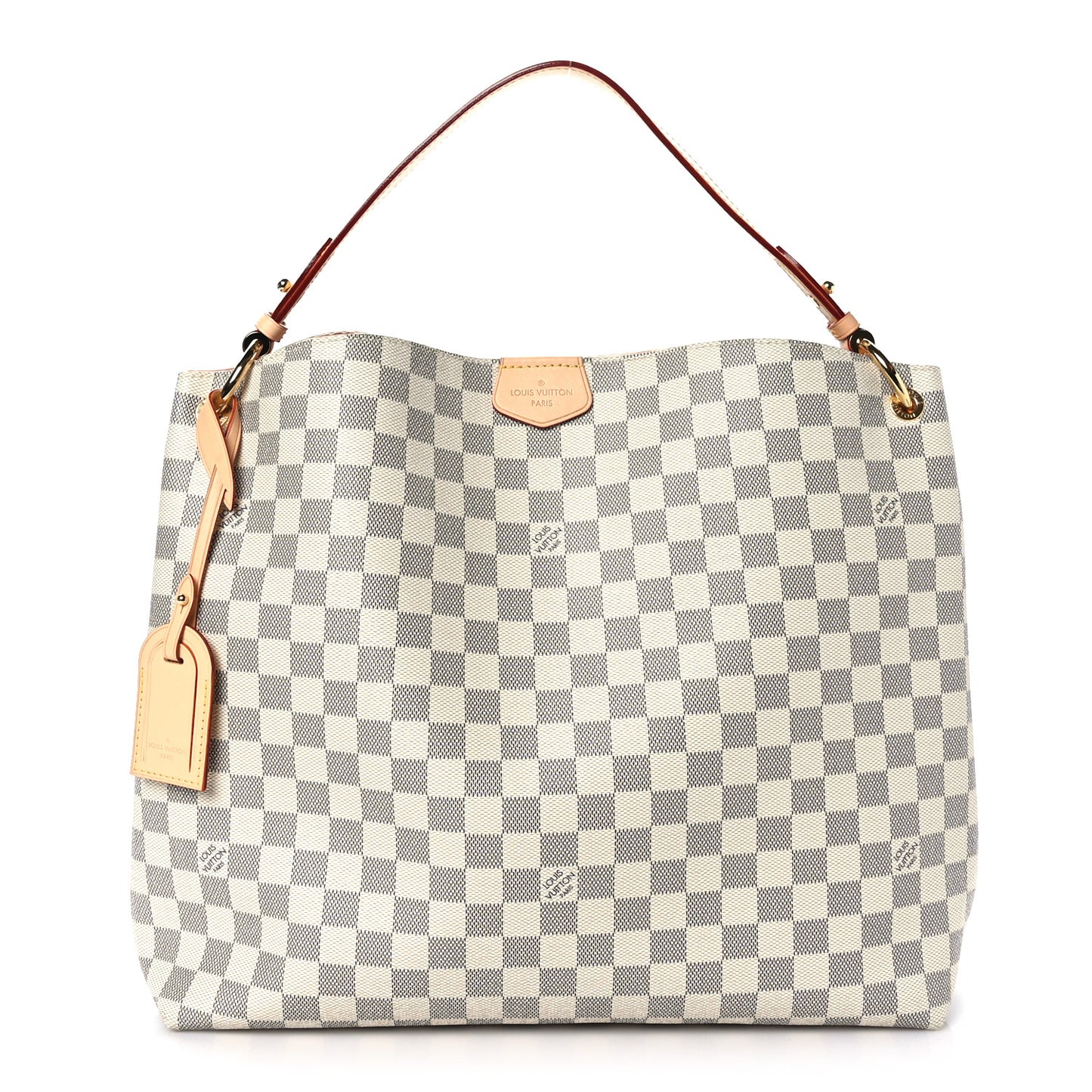 Damier Azur Graceful MM Rose Ballerine