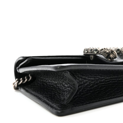 Gucci Calfskin Super Mini Dionysus Shoulder Bag Black 8 of 9