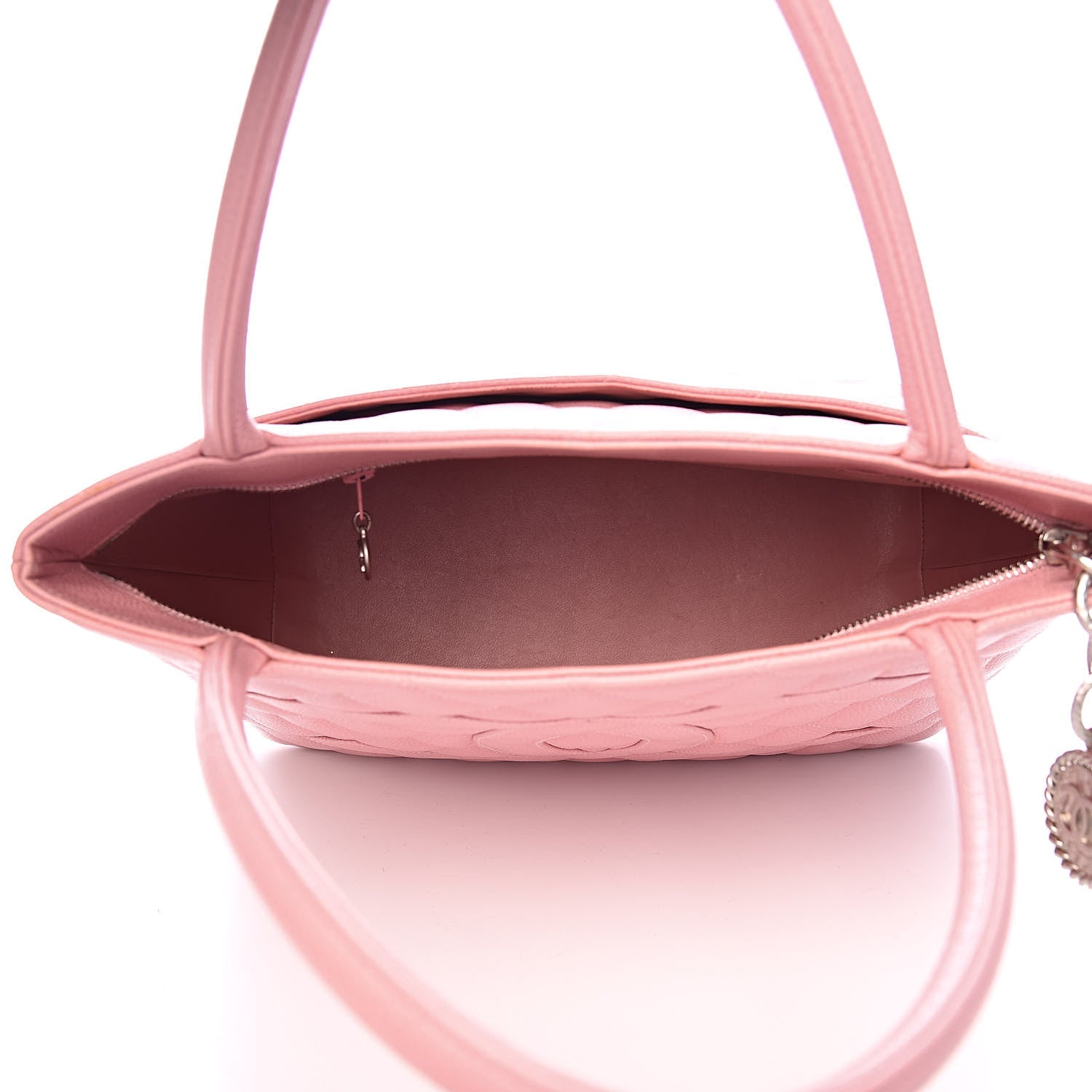 Chanel Caviar Quilted Medallion Tote Light Pink 5 of 16