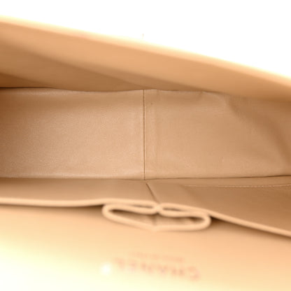 Chanel Lambskin Quilted Jumbo Double Flap Beige 5 of 10