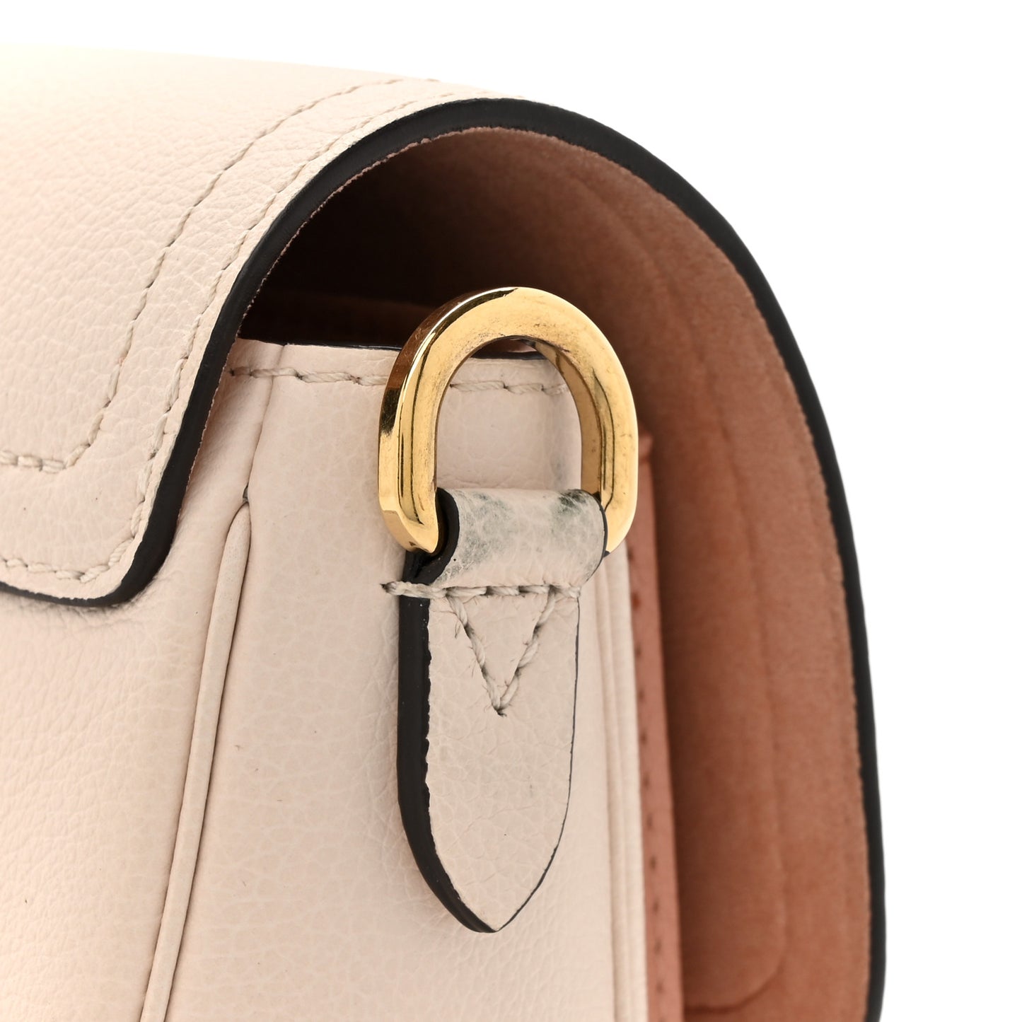 Grained Calfskin Lockme Tender Quartz Rose Trianon