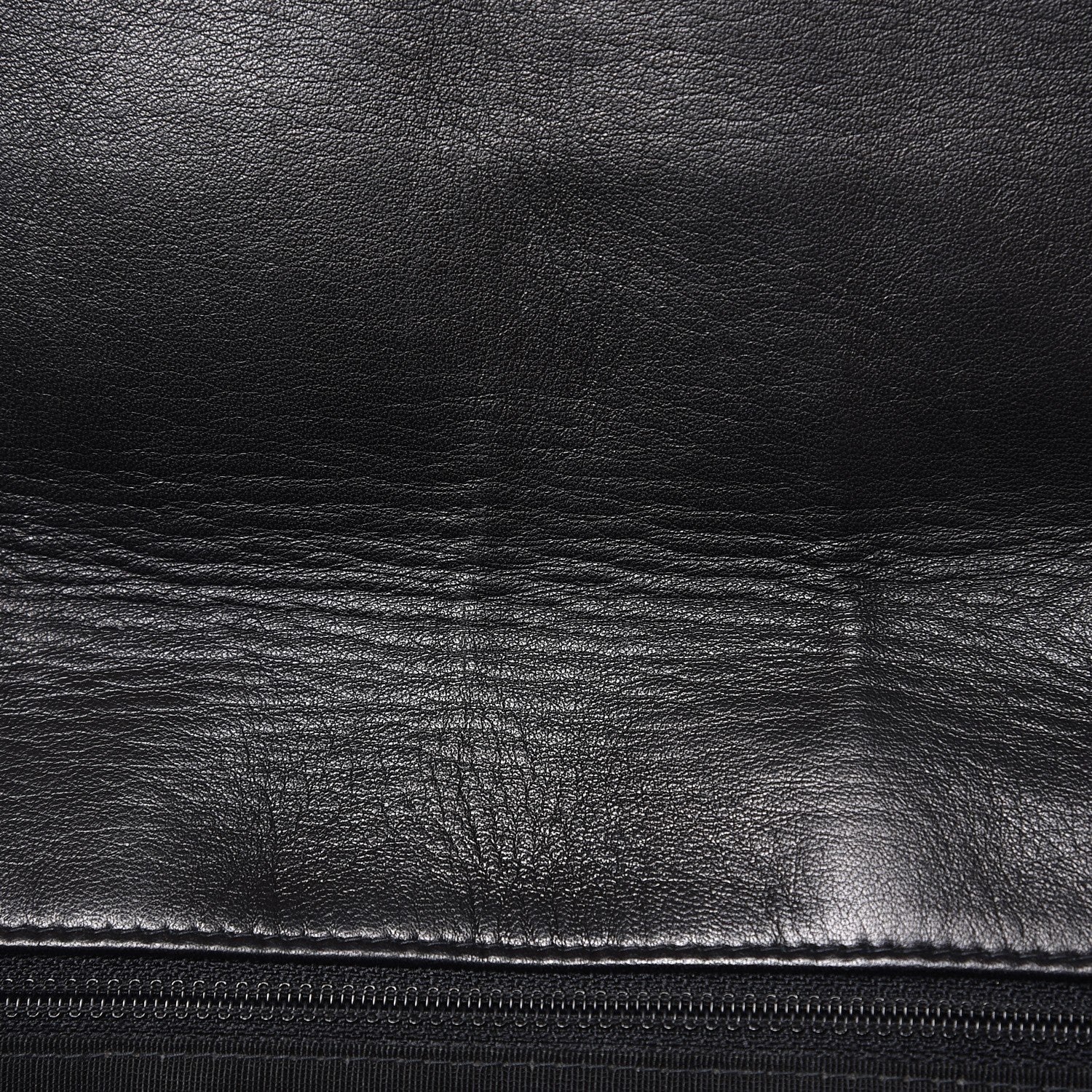 Chanel Lambskin Horizontal Quilt Jumbo Mademoiselle Flap Black 9 of 14