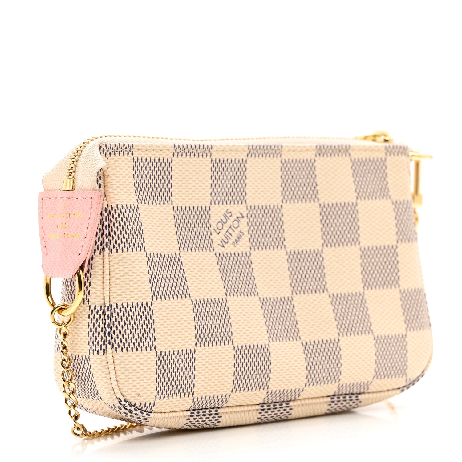 Louis Vuitton Damier Azur 2018 Christmas Animation Mini Pochette Accessories 3 of 6
