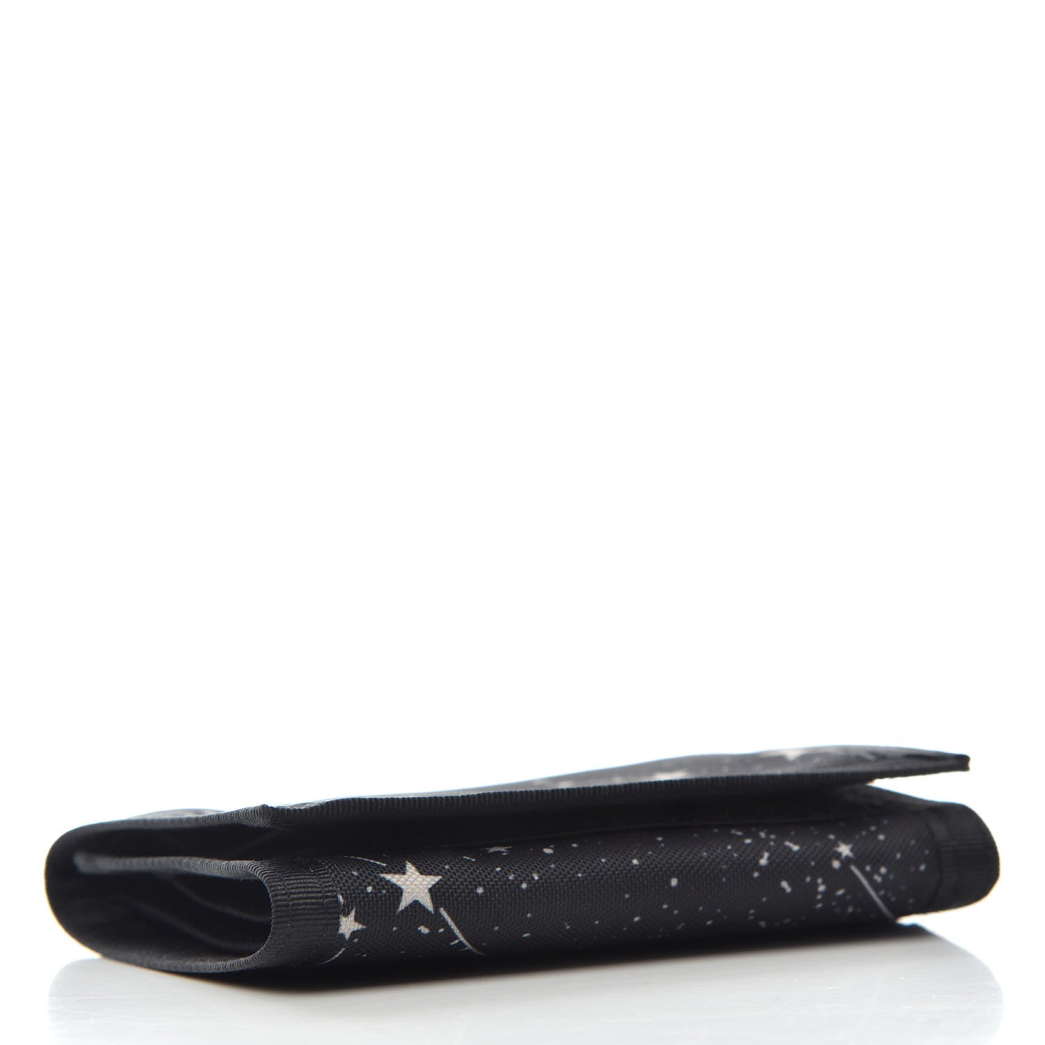 Saint Laurent Nylon Constellation Print Tiny Buffalo Wallet Black 4 of 6