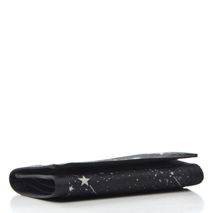 Saint Laurent Nylon Constellation Print Tiny Buffalo Wallet Black 4 of 6
