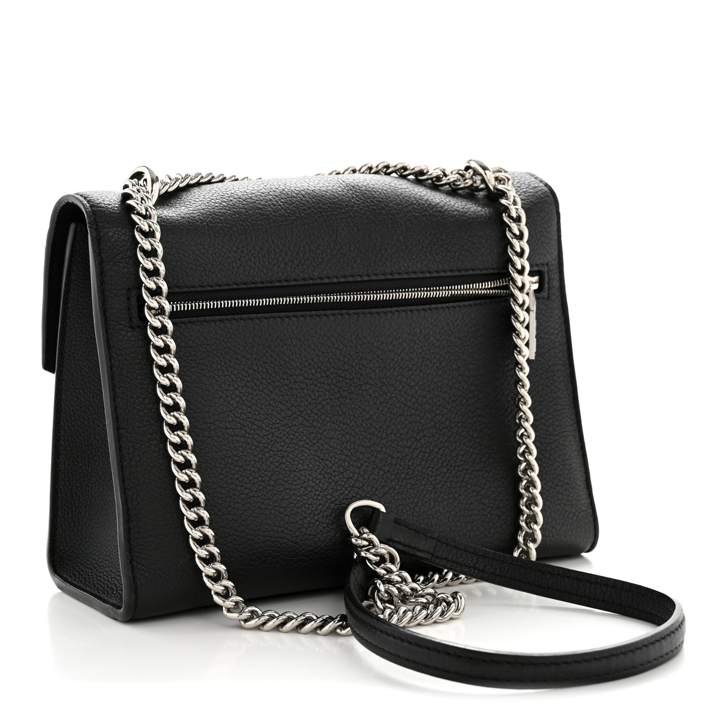 Soft Calfskin My Lockme Chain Bag BB Black