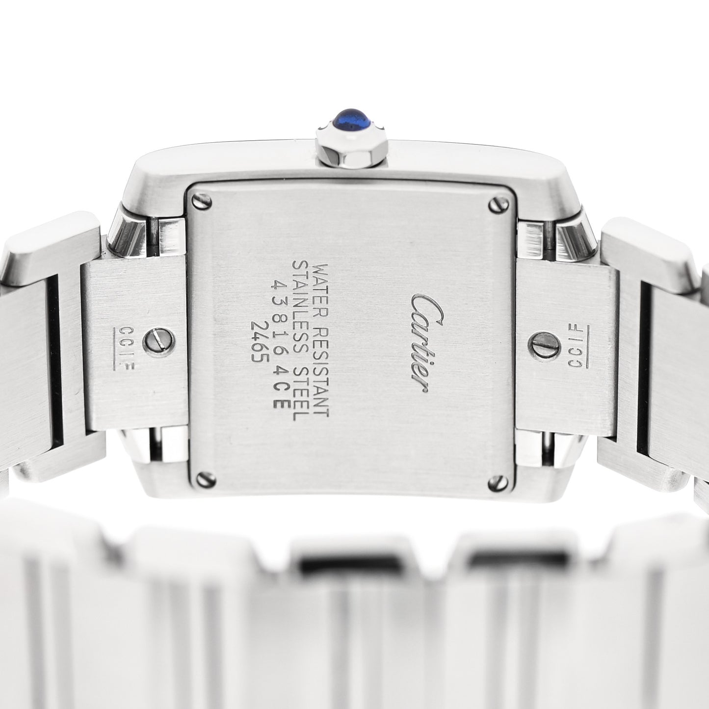 Stainless Steel 25mm Tank Francaise Quartz Watch