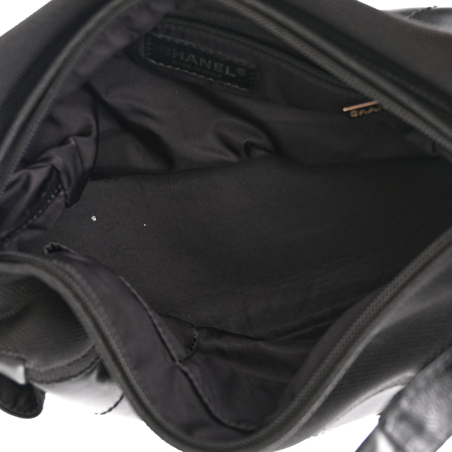 Coated Canvas Paris Biarritz Hobo Black