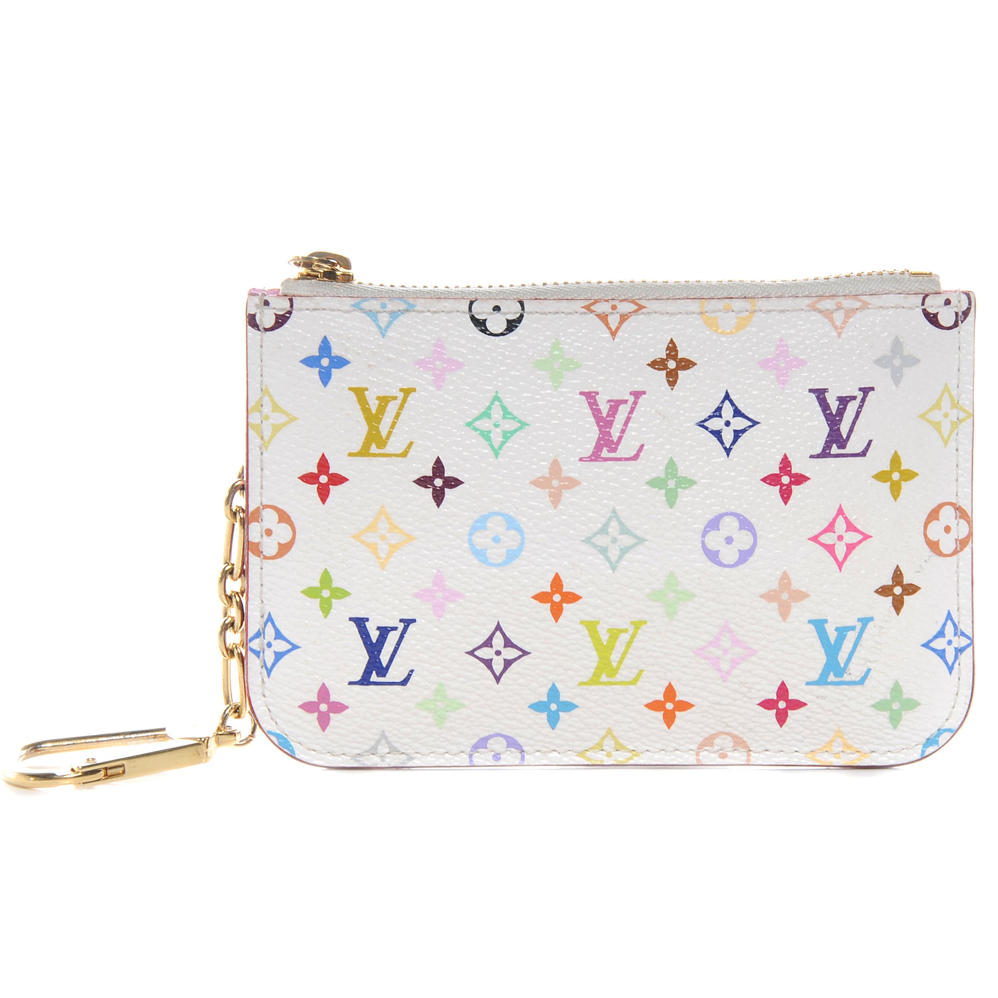 Louis Vuitton Monogram Multicolor Key Holder White 1 of 8