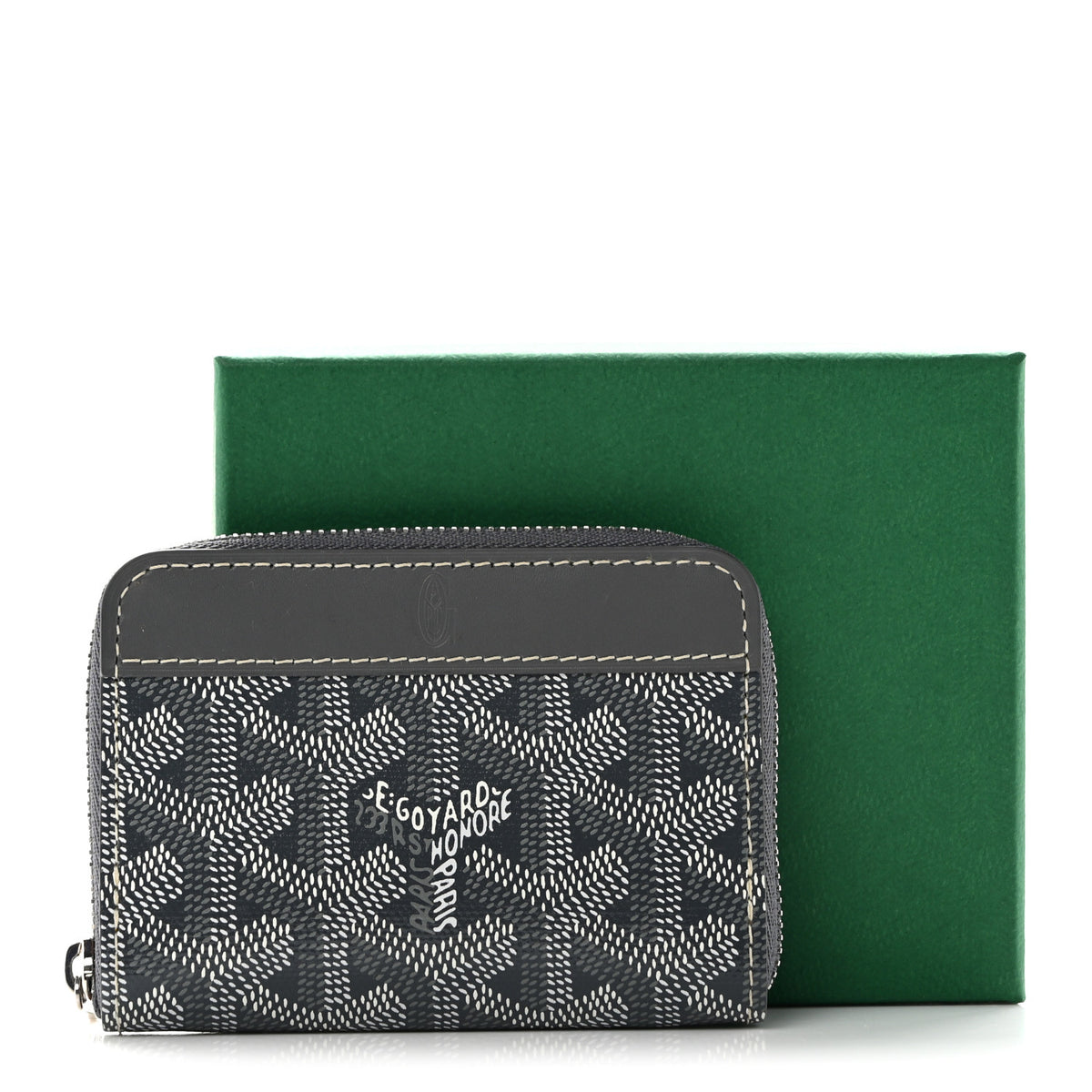 Goyardine Compact Wallet Grey