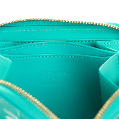 Louis Vuitton Vernis Zippy Coin Purse Blue Lagon 6 of 7