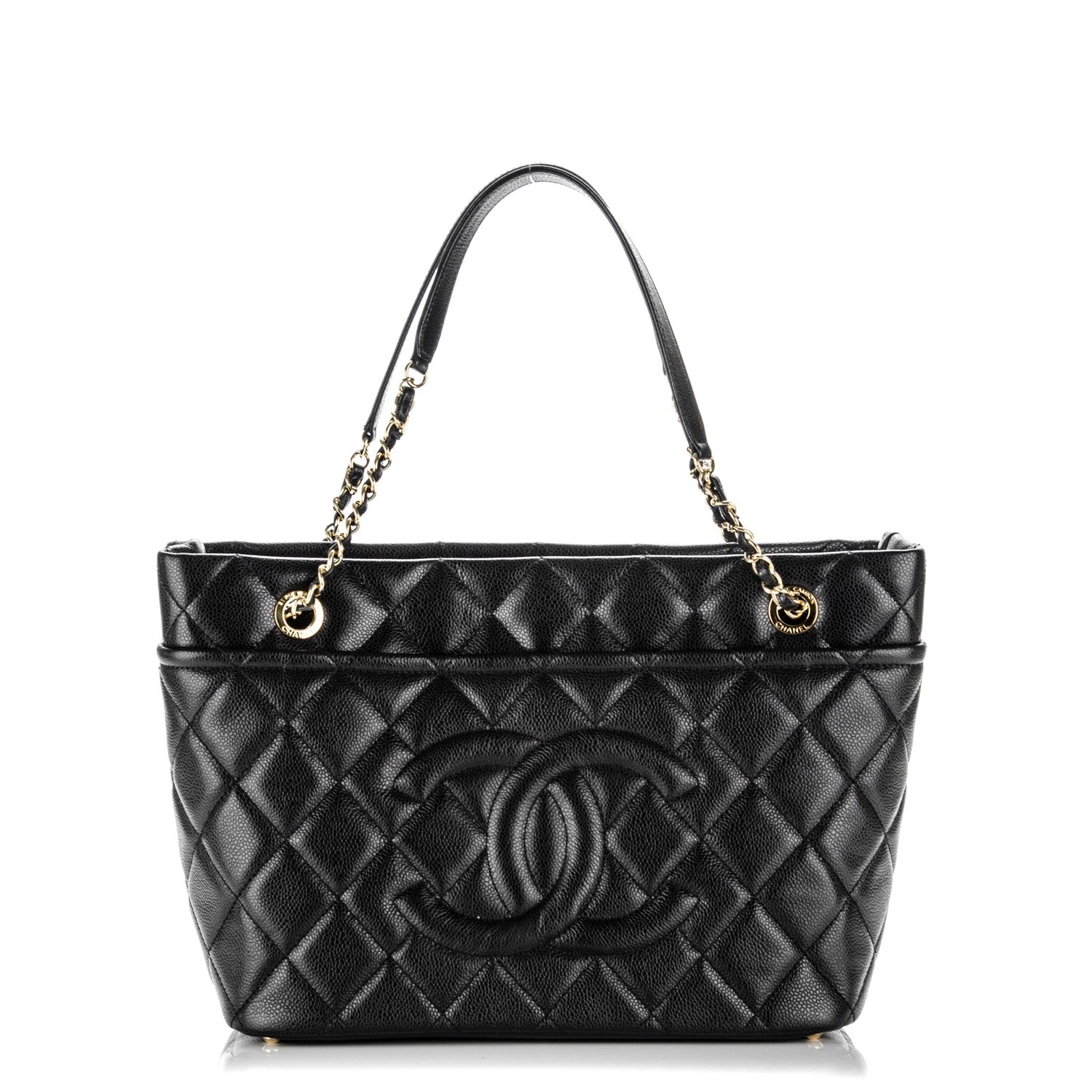 Chanel Caviar Quilted Timeless CC Soft Tote Black 1 of 7
