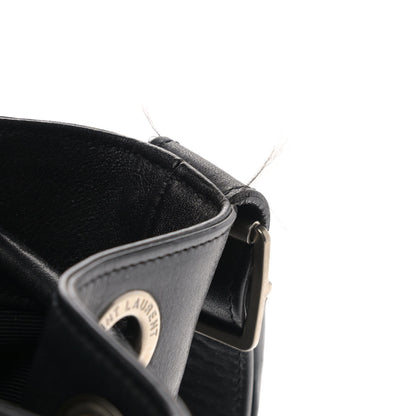 Saint Laurent Calfskin Medium Rider Bucket Bag Black 13 of 13