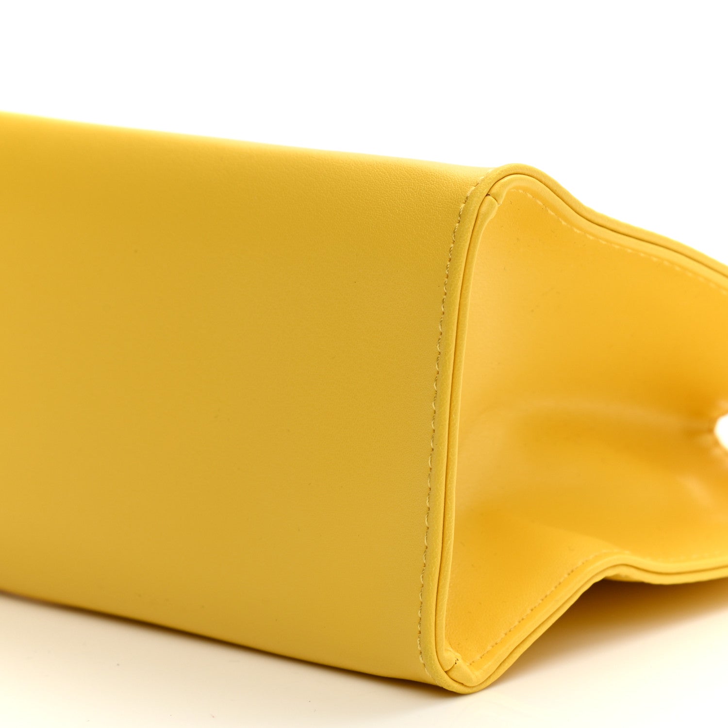 Telfar Vegan Leather Small Shopping Bag Yellow 10 of 10