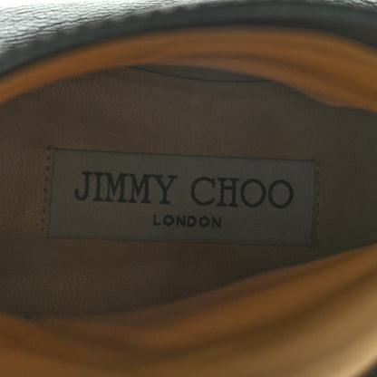 Jimmy Choo Calfskin Crystal Piper Combat Boots 37.5 Black 7 of 7