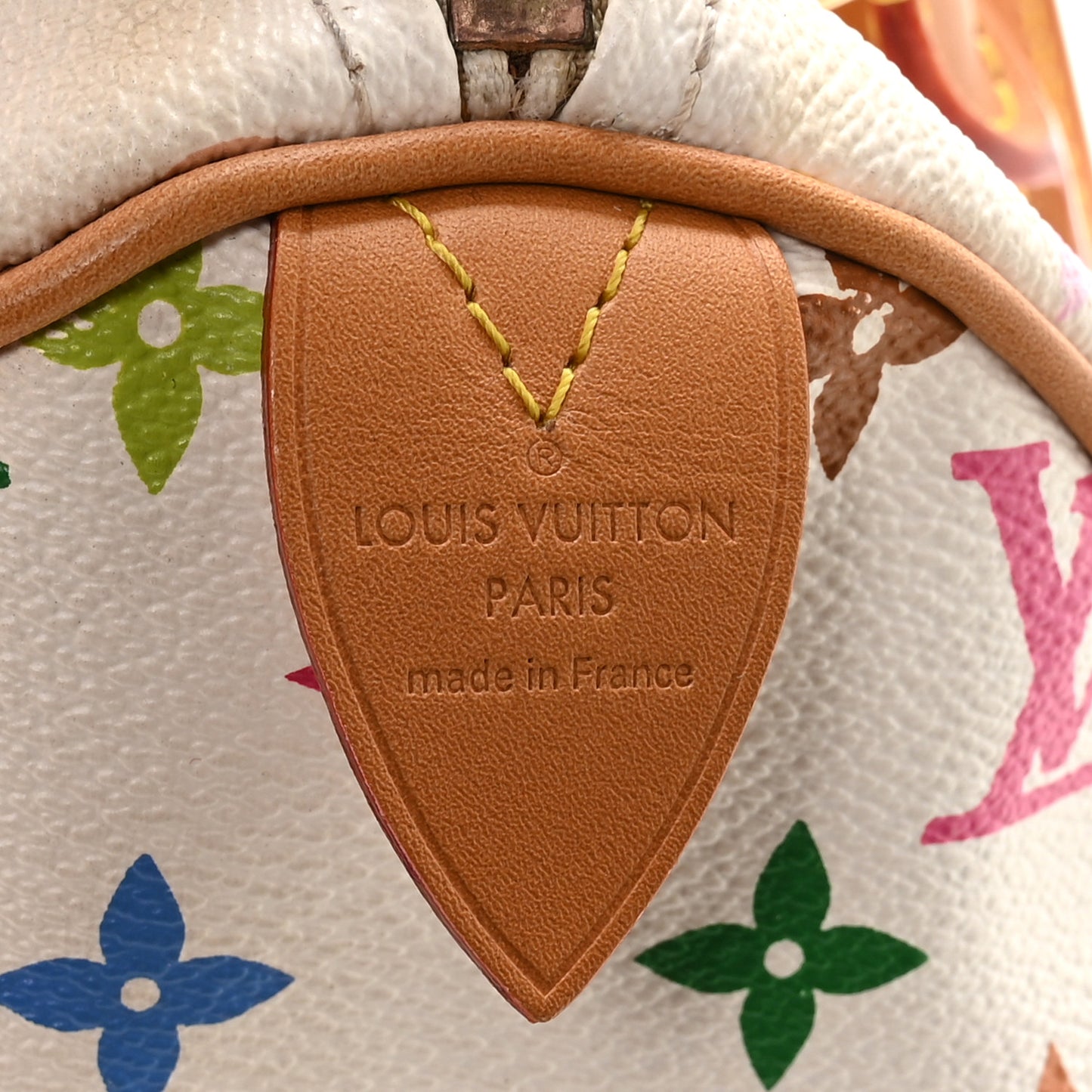Monogram Multicolor Speedy 30 White