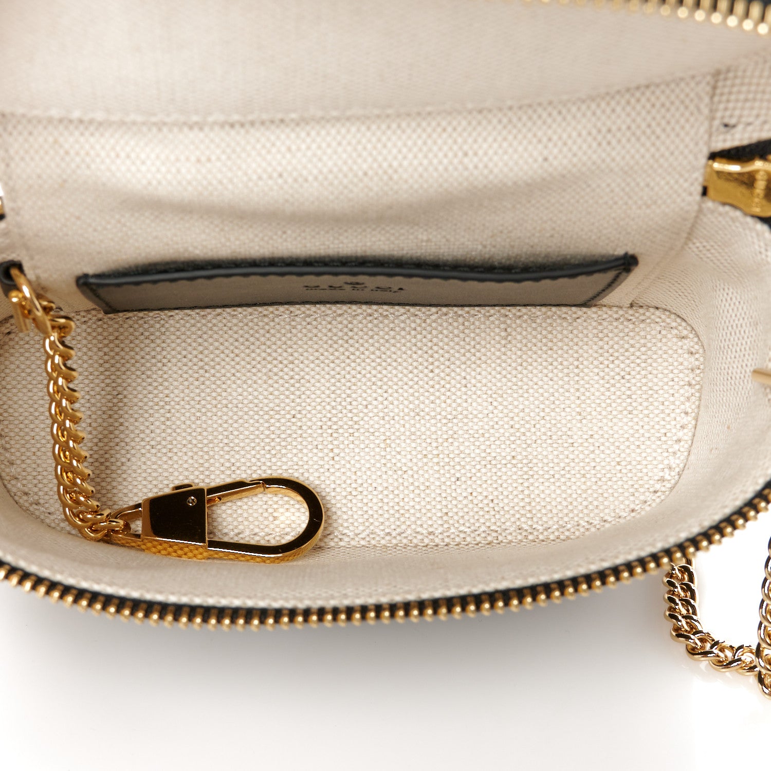 Gucci Calfskin GG Matelasse Mini Top Handle Bag Black 5 of 11