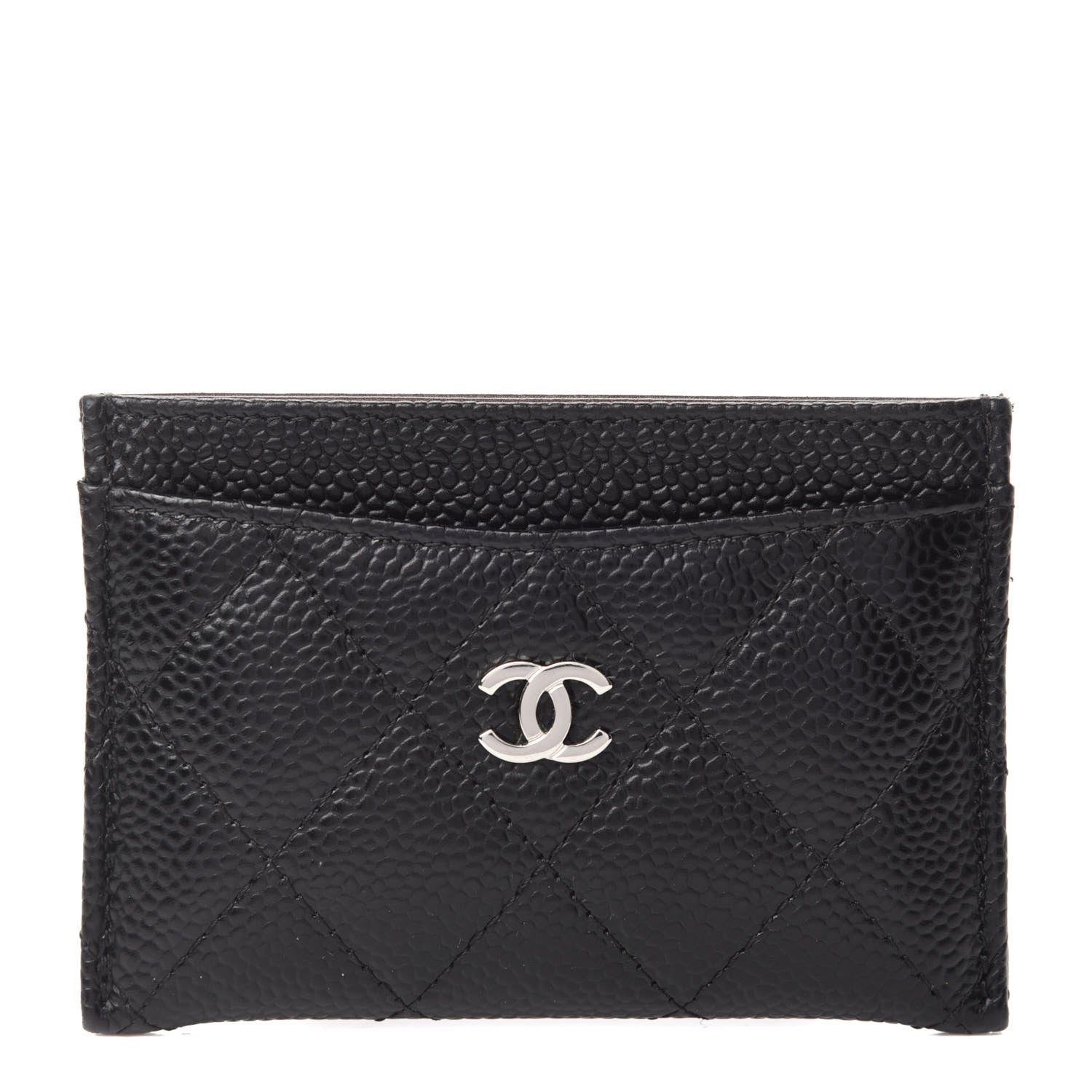 Chanel Caviar Quilted Card Holder Black 1 of 9