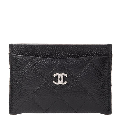 Chanel Caviar Quilted Card Holder Black 1 of 9