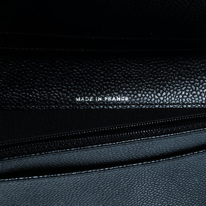 Chanel Caviar Quilted Yen Wallet Black 9 of 9