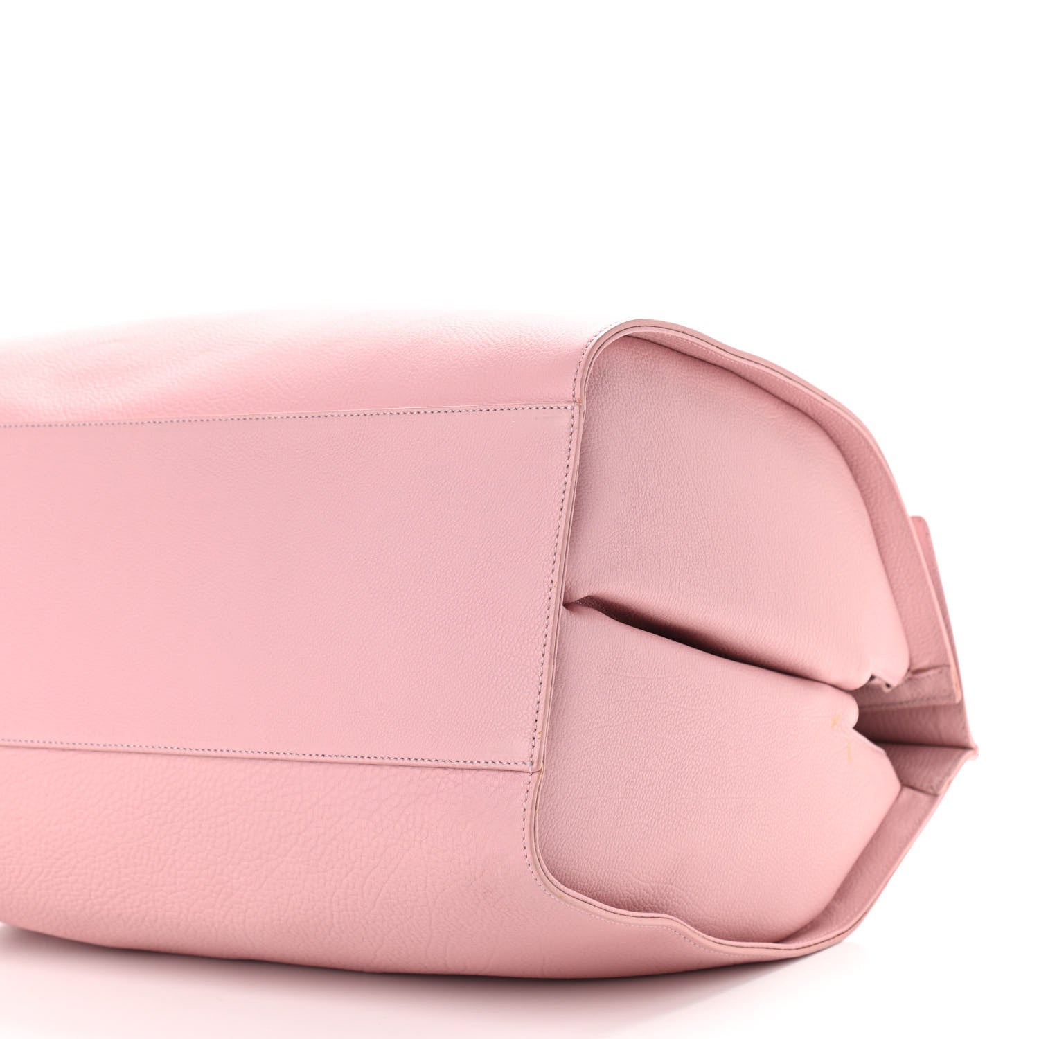 Balenciaga Grained Calfskin L Tube Round Tote Rose 10 of 19