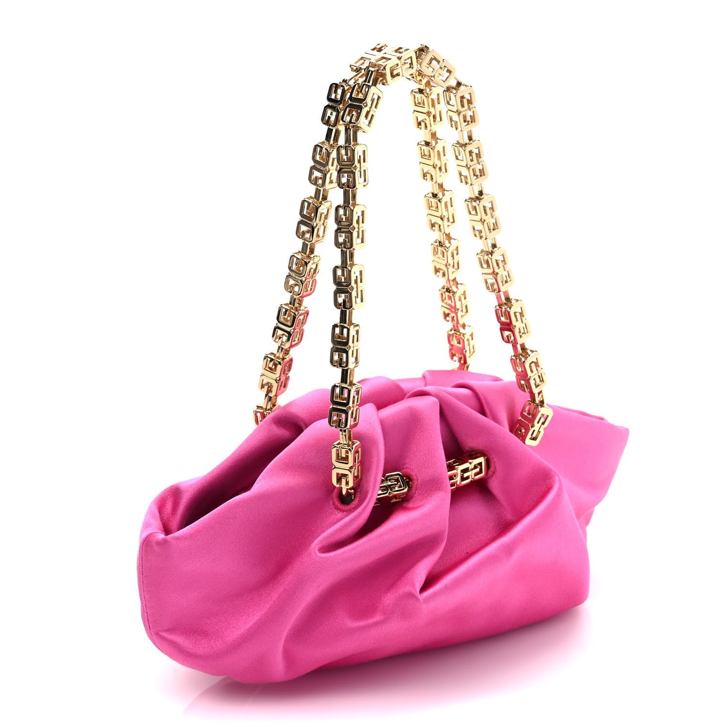 Givenchy Satin Mini Kenny Shoulder Bag Neon Pink 3 of 9